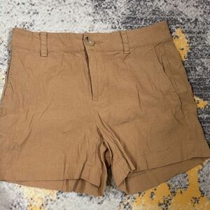 Vince Lightweight Tan Bermuda Shorts